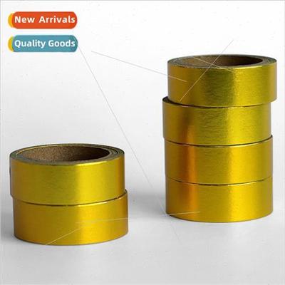 5 meters long 15mm wide gold washi tape handbook tape decora
