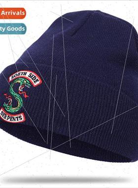 Pop Riverdale Wool Hat riverdale Embroidered Knit Hat Warm P