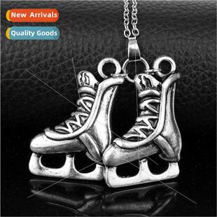 Anime s Yuri on ice figure skating skates necklace accessori