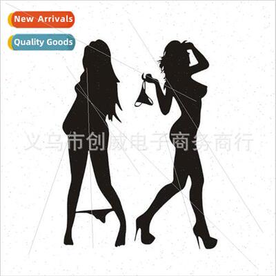 Car stickers engraved car stickers sexy beauty bikini hot gi