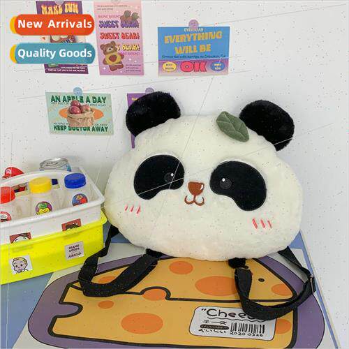 Cute ugly cute panda shoulder bag bag 2023 new personalized