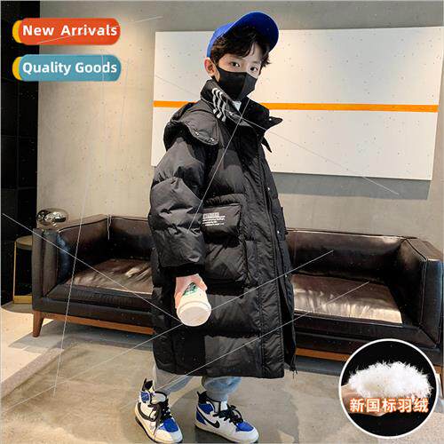Boys down jacket winter 2023 new big boys thickened boys bla