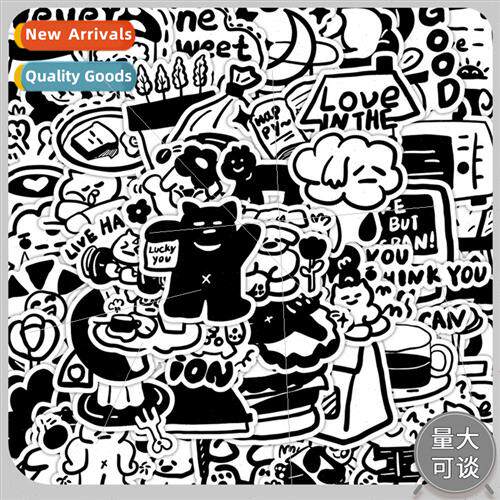 60 Movie Black and White Korean s Decals Car ggage Laptop Mu