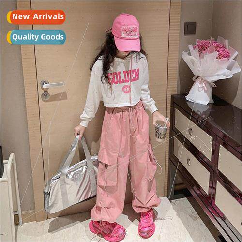 Girls suit autumn 2023 new 适用eign childrens sports childre