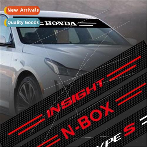 Car front windshield stickers front and rear gear decoration