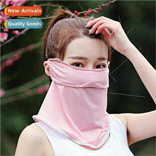 silk mask scarf sunscreen fashi neck ice large Summer female