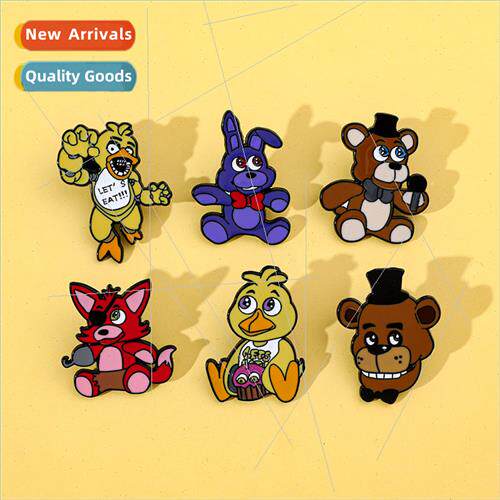 Cute cartoon horror adventure thriller game characters aroun