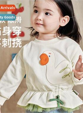 Spring 2024 New Girls Lace Sweatshirt one