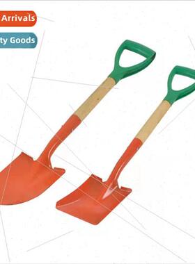Thickened shovel outdoor gardening shovel wooden handle poin