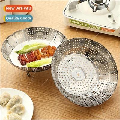 Multifunctional Steamer Tray Shrinkable Fruit Tray Retractab