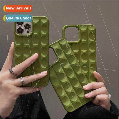 Small fragrant wind IPhone14ProMax olive green IP13/12 phone