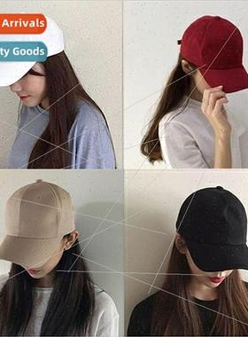 Spring and summer solid color baseball cap casual duck tongu