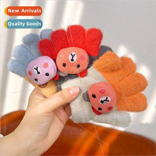 Small children baby gloves outdoor split-finger play gloves
