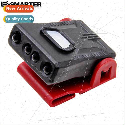 New LED head mounted hat clip light USB rechargeable outdoor