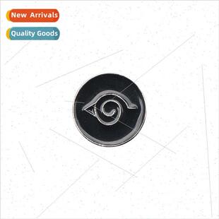 Anime  Naruto vortex Naruto Kiba logo brooch metal badge clo