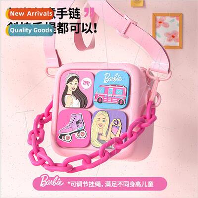 K38 Barbie handbag children cute little girl adjustable shou