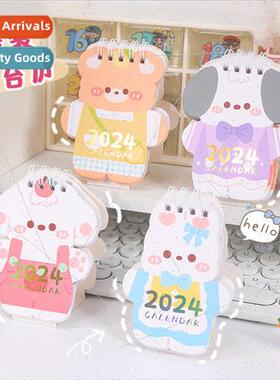 Baby Project 2024 Mini Small Desktop Calendar Desktop Orname