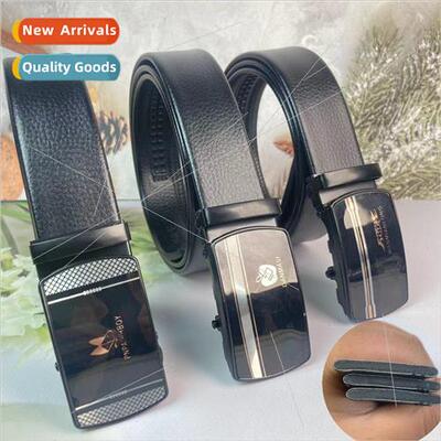 Outdoor mens rubber-filled casual pants belt youth middle-ag