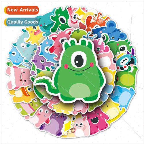 50 cute cartoon monster hand-painted children diy notebook m