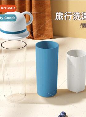 Four in one travel mouthwash cup couple brush cup portable t