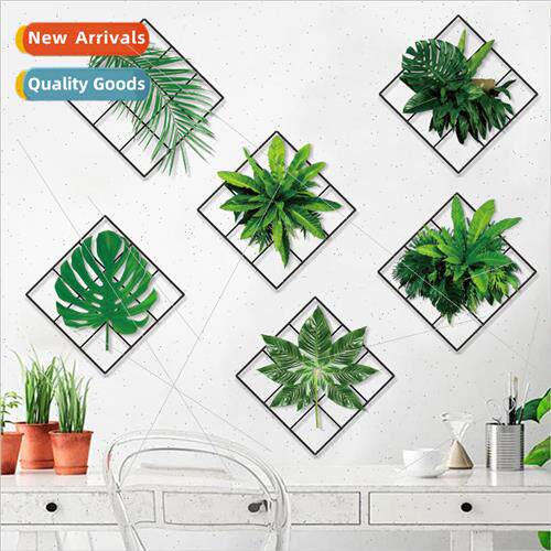 HT92004 Scandinavian ins fresh greenery grid dormitory bedro