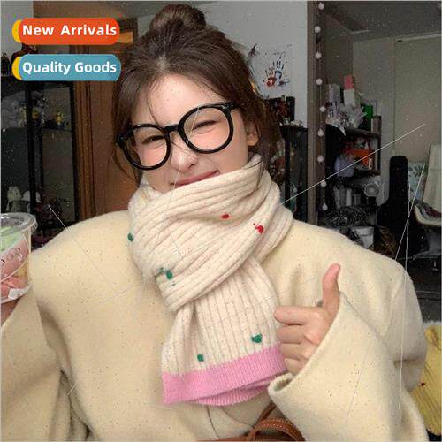2023 fall and winter new containing wool wool scarf female f
