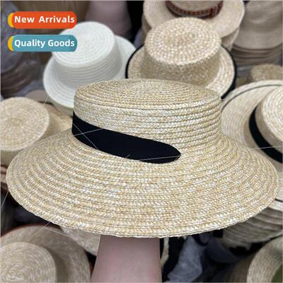 che design straps shallow top straw straw hat female sun hat