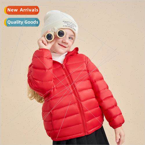 Boys down jacket childrens winter thickened white duck down