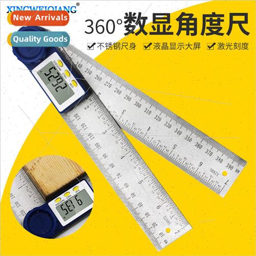 2-in-1 Digital Angle Ruler Angle Measuring Instrument Level