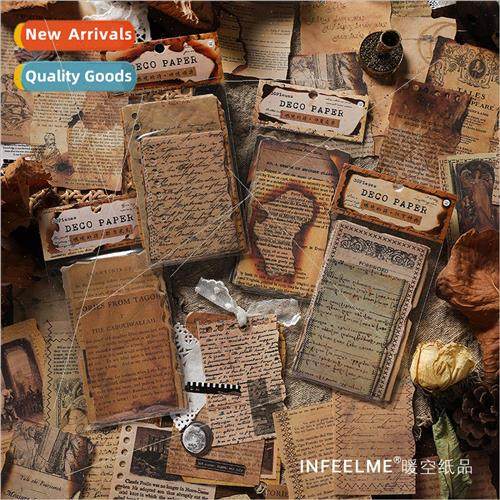 Material Pack Burning Poetry Series Vintage terary Handbook