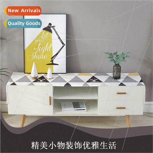 Scandinavian TV cabinet cover tablecloth cover towel dust co