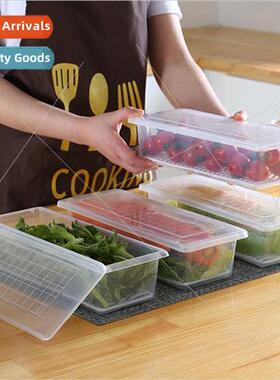 Plastic Sealed Crisper Rectangular Refrigerator Frozen Fish