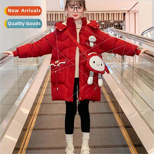 Girls cotton suit winter 2023 new 适用eign  childrens medium