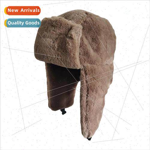 Winter hat men and women thunderbolt cap rabbit hair warm ri