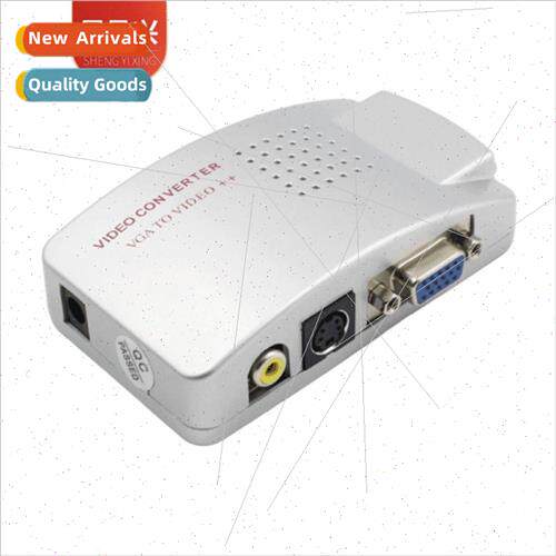 VGA to AV 1080P PC to TV Converter Computer VGA to Old TV AV