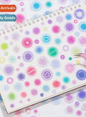 Laser die-cut tape bubble marshmallows basic polka dots bubb