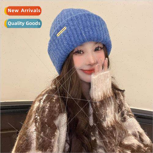 Hat female gold  wool cap fall and winter cute knitted cap v