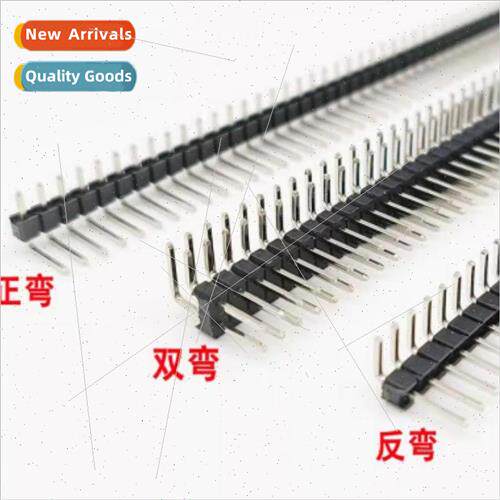 2.54mm pitch single bend copper needle 90 ° bend needle 1*4