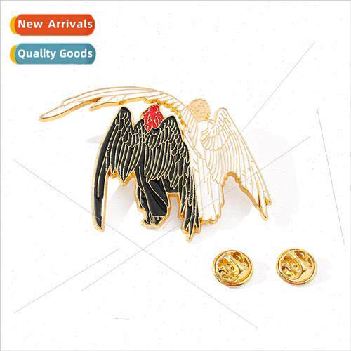 Angels and Demons Brooch Movie and TV  Omens Metal Badge Fal