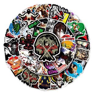 the anime waterpr creative Attack luggage Giants