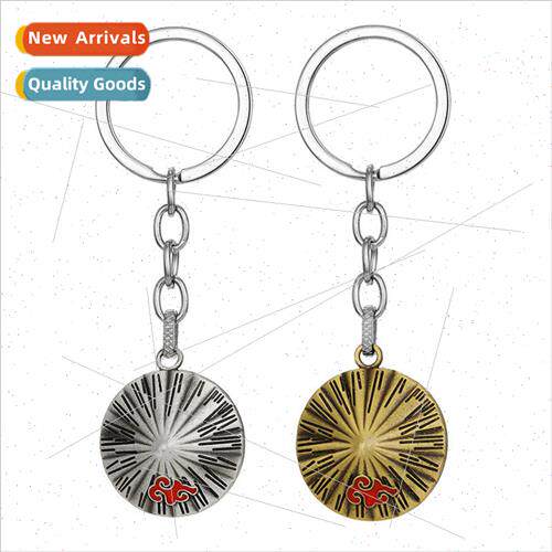 Naruto yao organization red cloud bucket hat keychain three