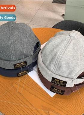 Japanese retro brimless dome melon skin cap men hip-hop rogu