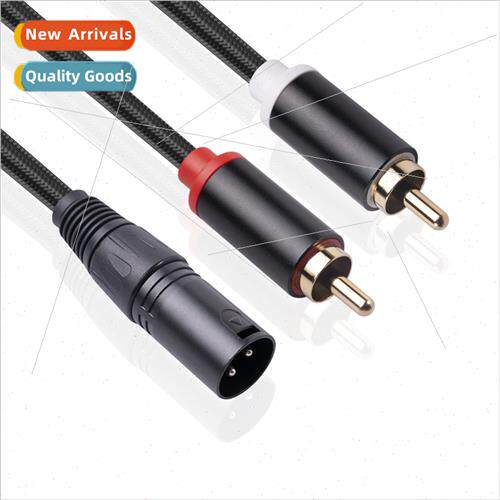 New 1 meter/2 meters with shielded gold-plated plug three-co