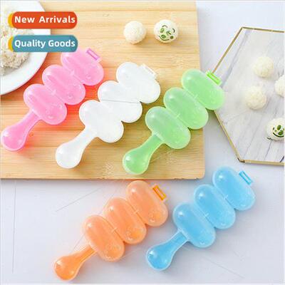 and Go Rice Balls Molds Small Ball Rice Balls 3-Piece Molds