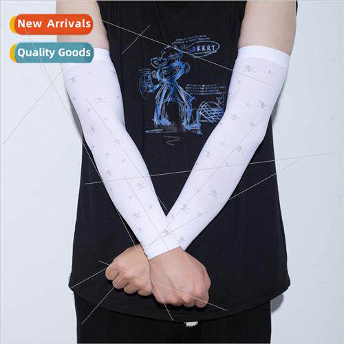 Sleeves men and women long gloves Halloween skull arm wrist