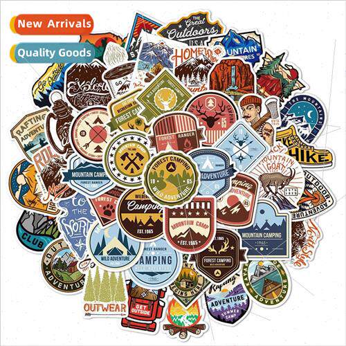 48 Personalized Creative Outdoor Camping Car Stickers Off-Ro
