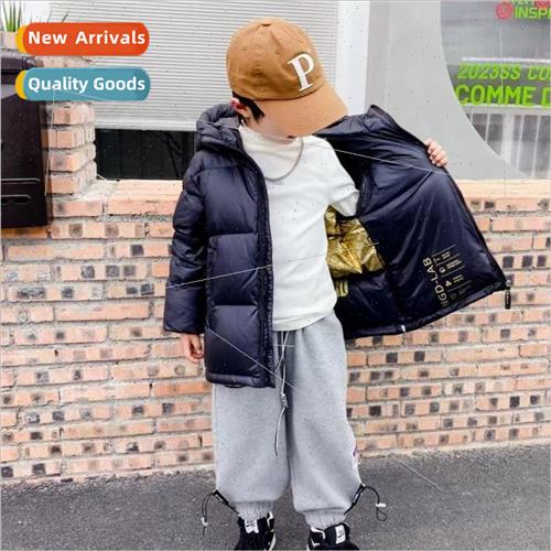 2023 new childrens down jacket boys and girls Korean thicken