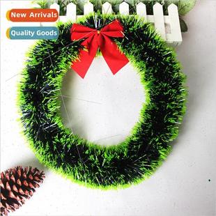 bow chiffon window green deco mall border Hotel White wreath