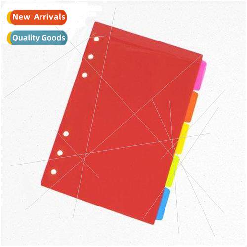 PP color loose-leaf index dividers A5A6 inserts handbook div
