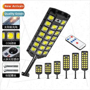 Outdoor Integrated Body LED Remote ght Sensor Control Solar